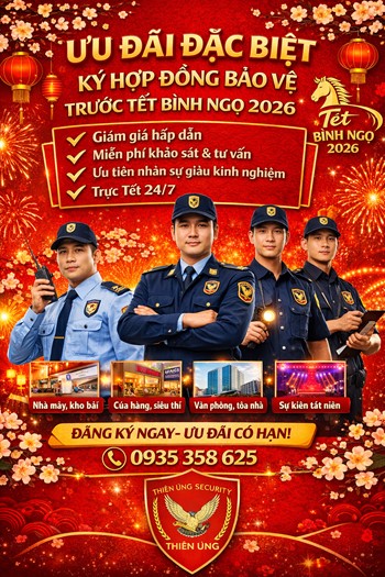 ƯU ĐÃI ĐẶC BIỆT – KÝ HỢP ĐỒNG BẢO VỆ TRƯỚC TẾT BÍNH NGỌ 2026